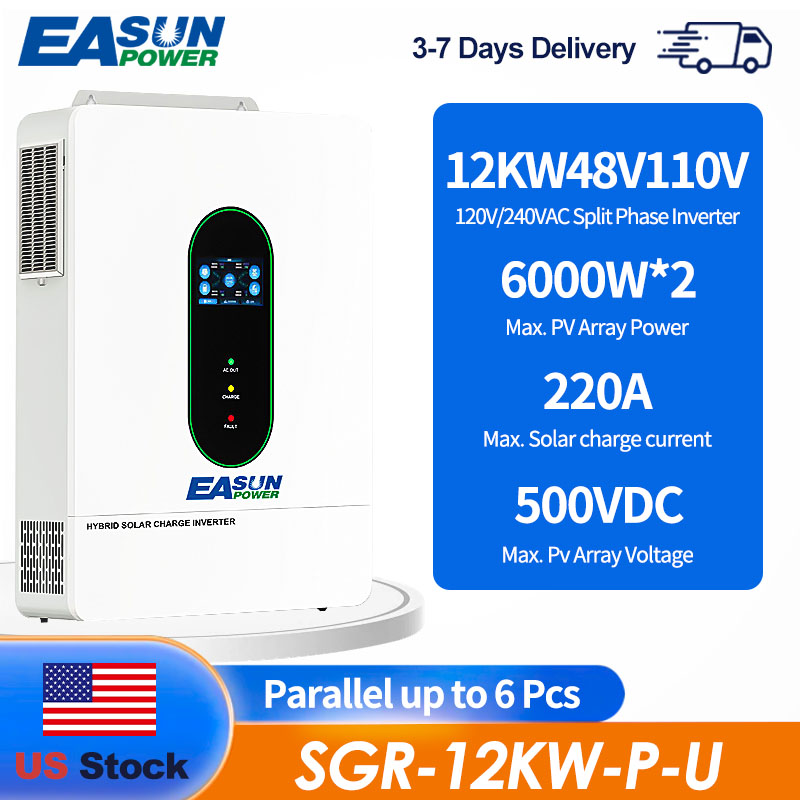 Grid Tie Inverter Limiter 2000W - EASUN US 12KW 12000W Onduleur Solaire