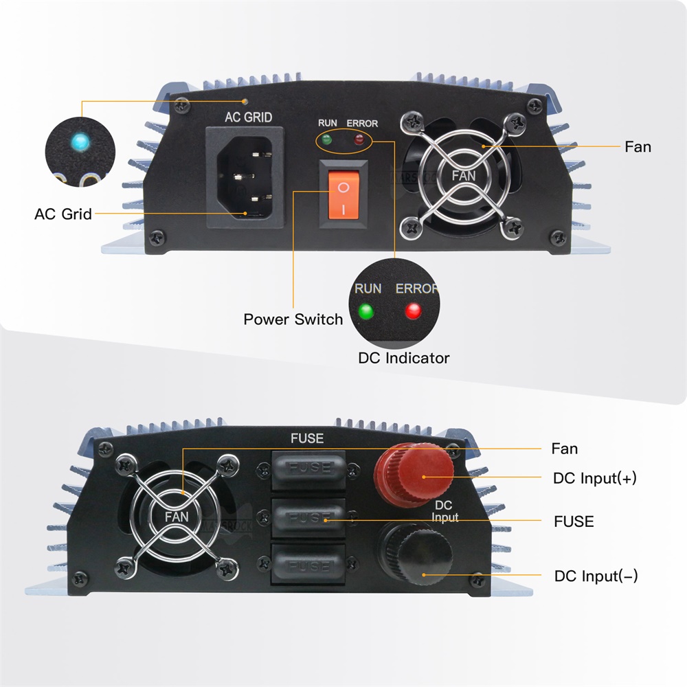 Micro onduleur solaire 1400W,  - Micro Inverter 1400W Solar Grid Tie avis et prix